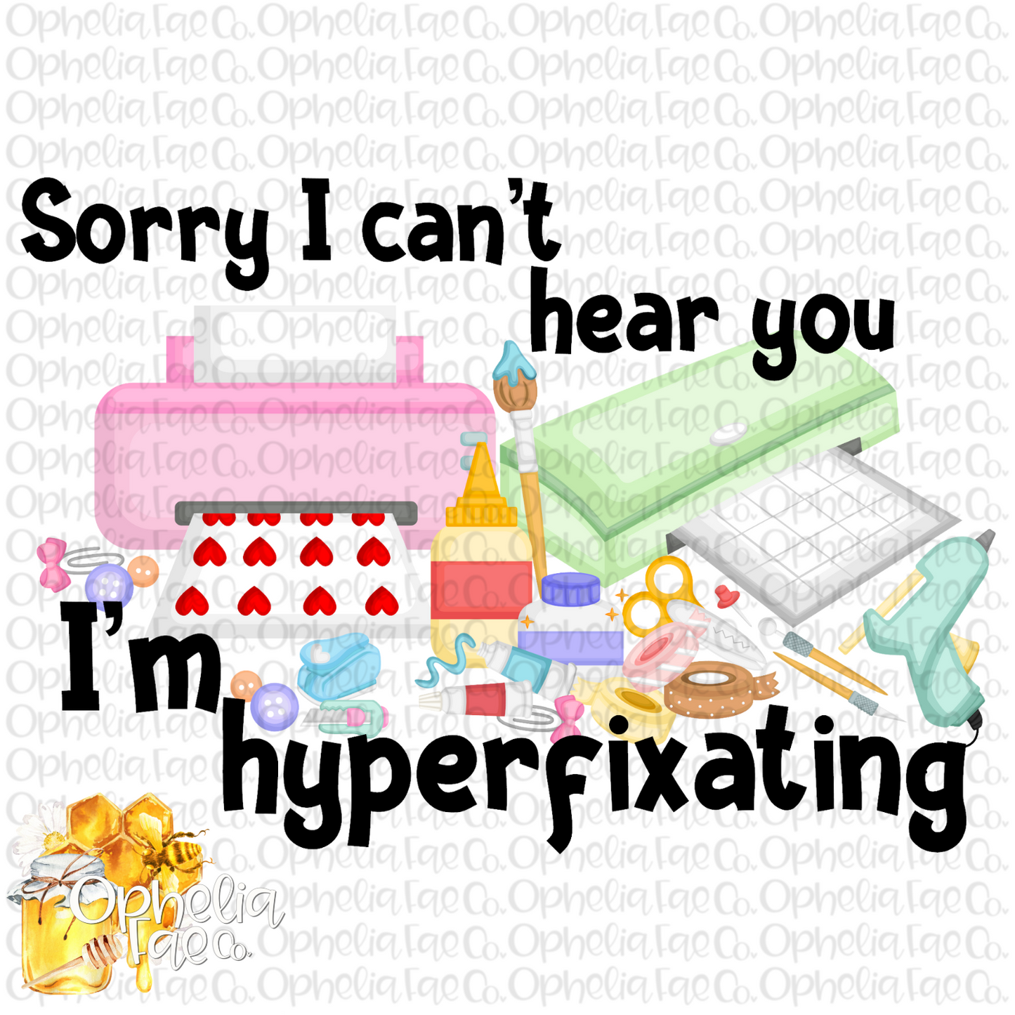 Sorry I can't hear you I'm hyperfixating PNG Digital Download