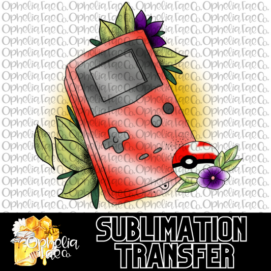 Gameboy - Sublimation Transfer