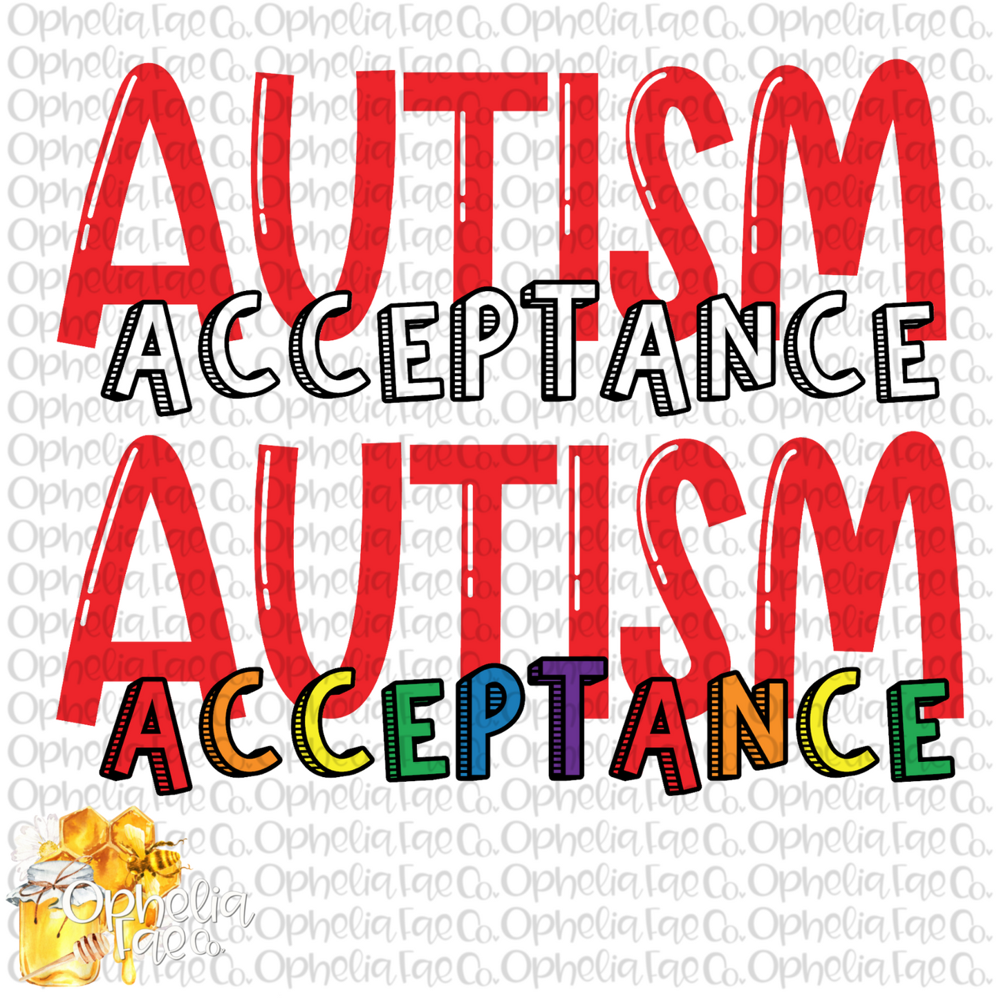 Autism Acceptance PNG Digital Download