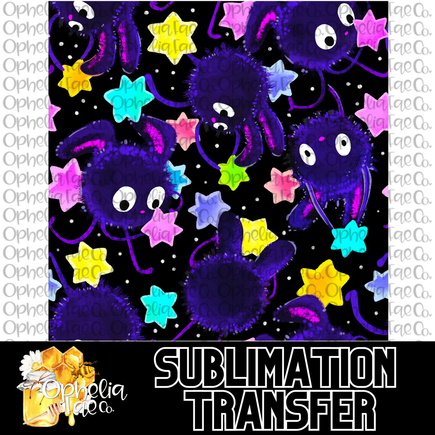 Dust Bunnies - Sublimation Transfer