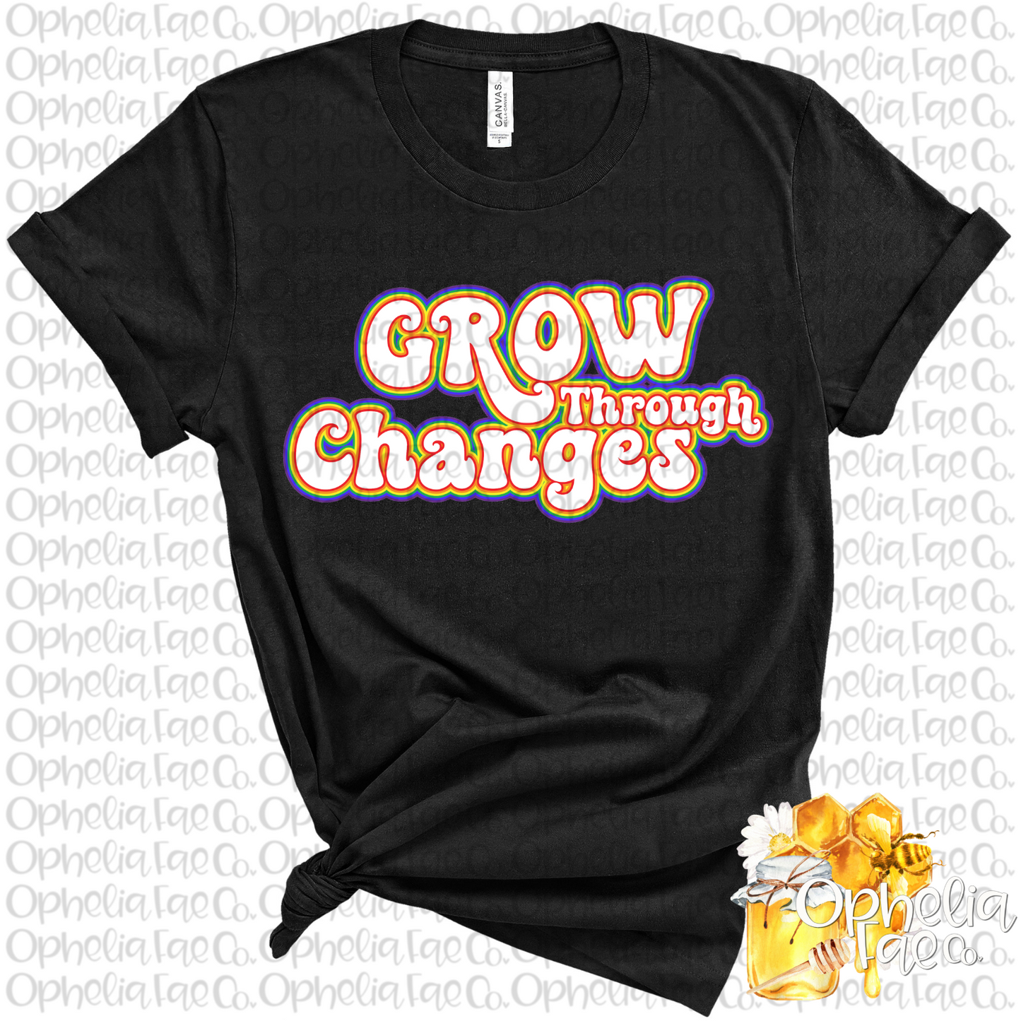 Rainbow Grow Through Changes PNG Digital Download