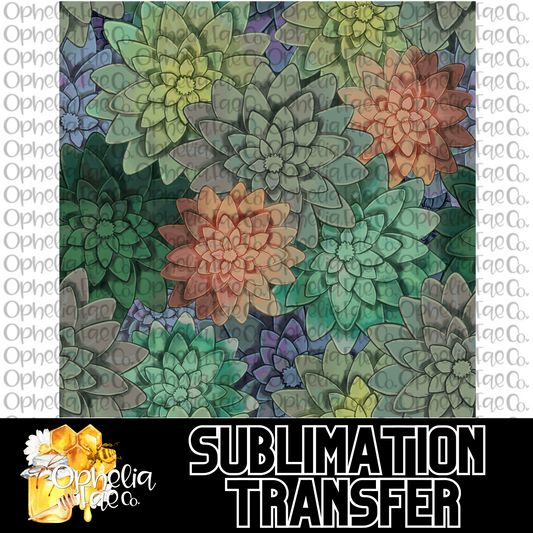 Succulents - Sublimation Transfer