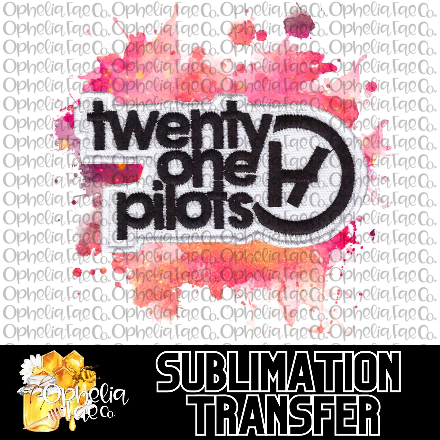 21 Pilots - Sublimation Transfer