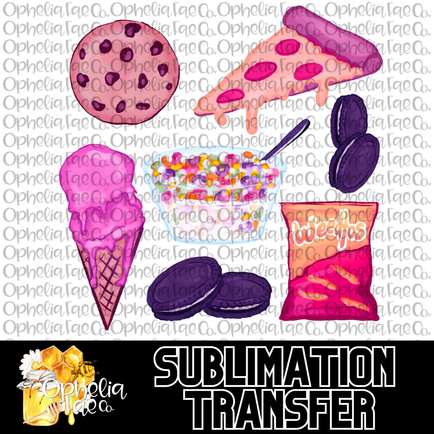 Weedto Munchies - Sublimation Transfer