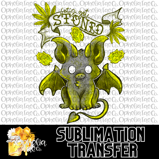 Stoned Gargoyle - Sublimation Transfer