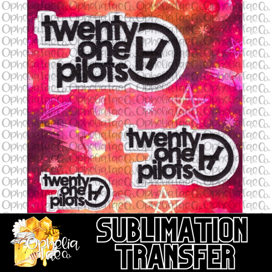 21 Pilots - Sublimation Transfer