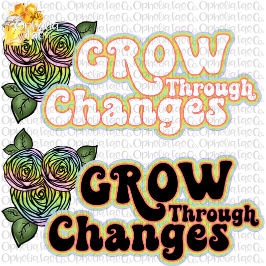 Pastel Rainbow Grow Through Changes PNG Digital Download