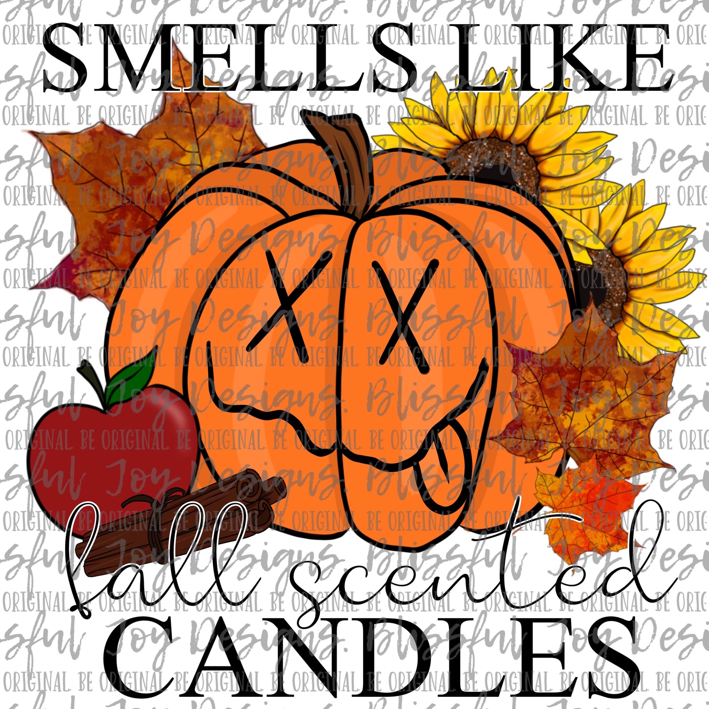 Smells Like Fall Scented Candles - Sublimation Transfer