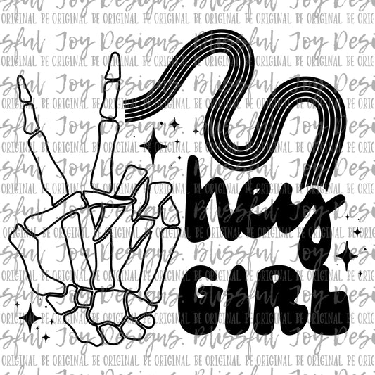 Hey Girl - Sublimation Transfer