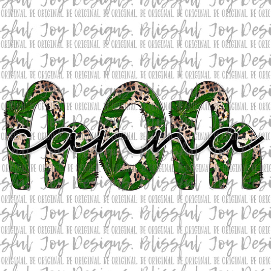 Canna Mom - Sublimation Transfer