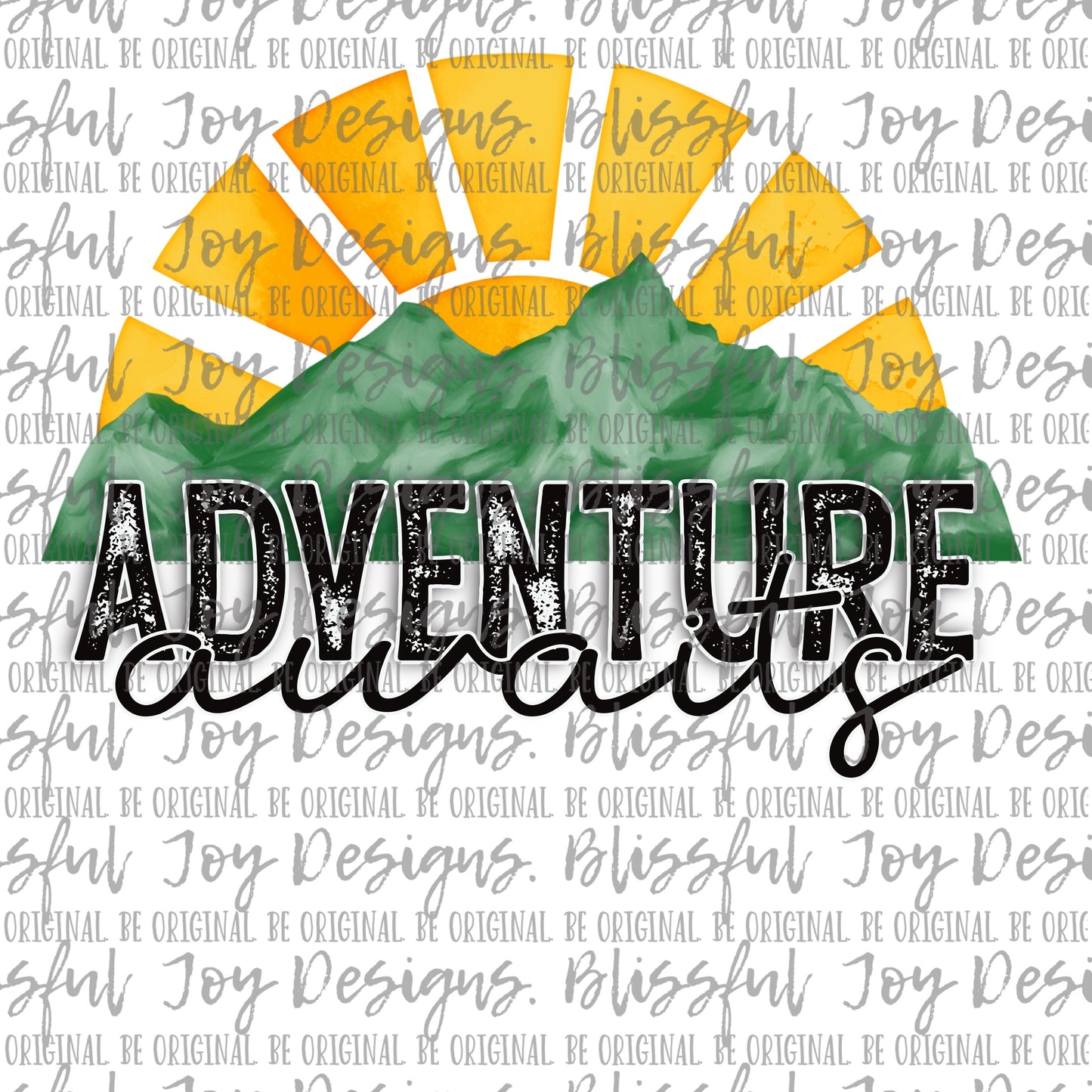 Adventure Awaits - Sublimation Transfer