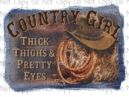 Country Girl - Sublimation Transfer