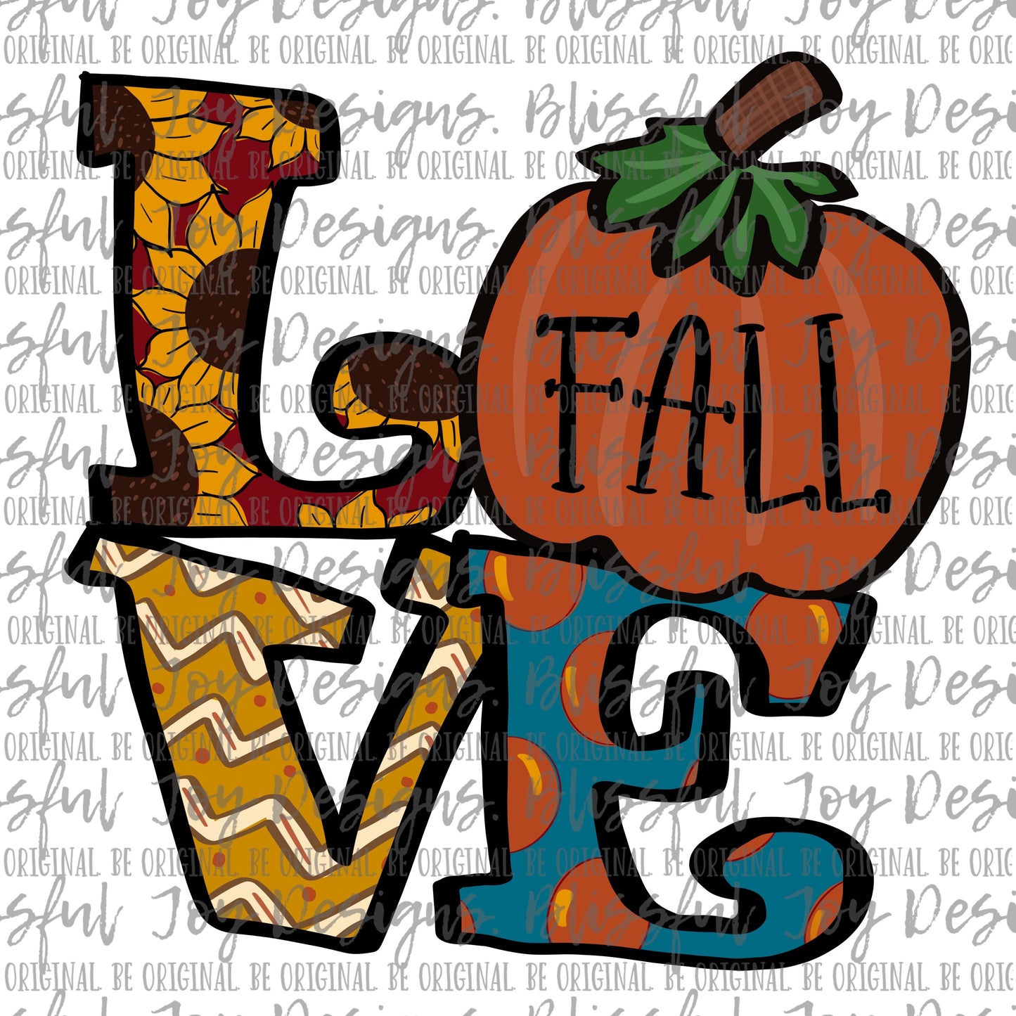 Love Fall - Sublimation Transfer