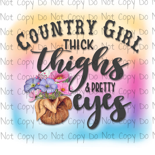 Country Girl - Sublimation Transfer