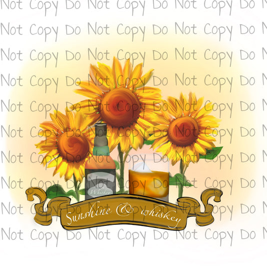 Sunshine & Whiskey - Sublimation Transfer