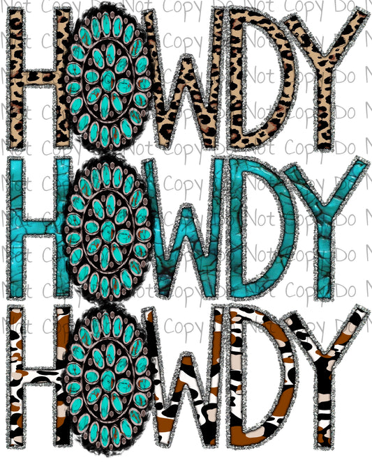 Howdy - Sublimation Transfer