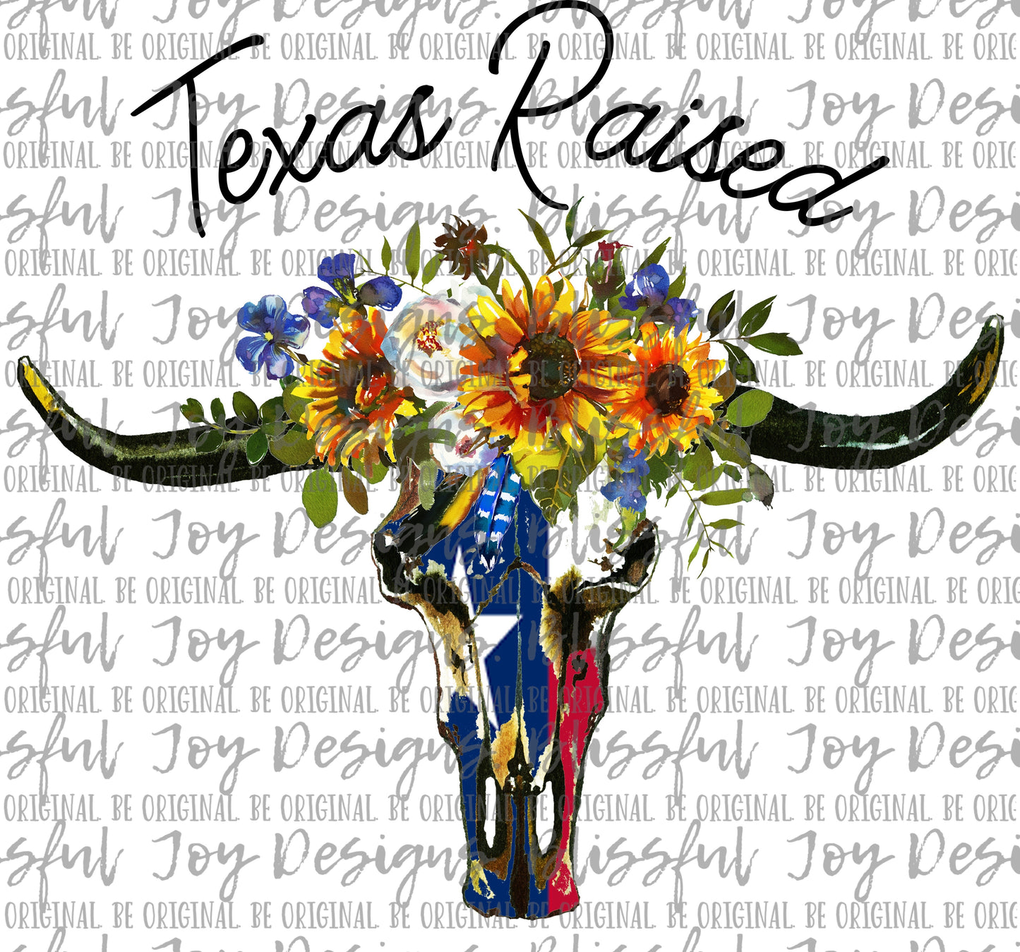 Texas Raised - Sublimation Transfer