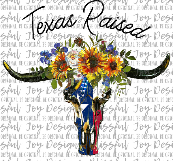 Texas Raised - Sublimation Transfer